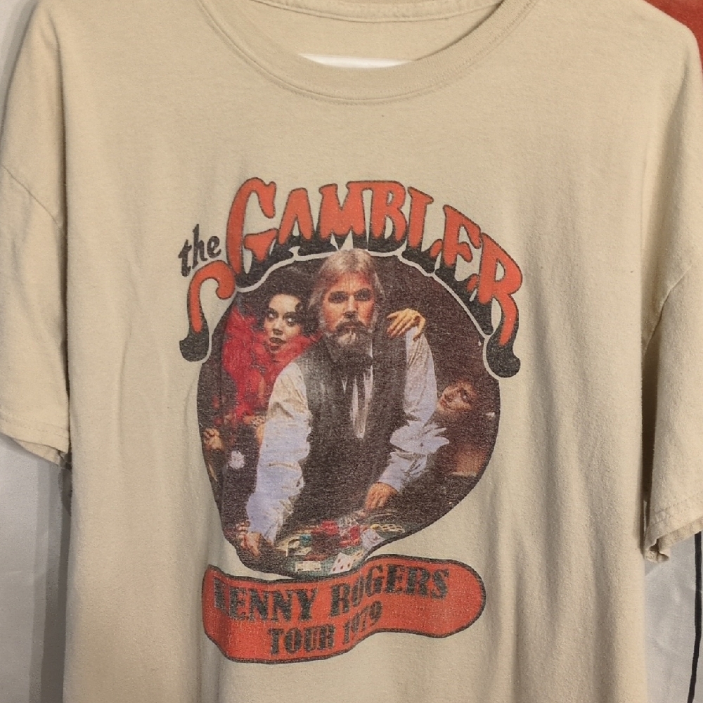 The Gambler Graphic Beige T-Shirt
